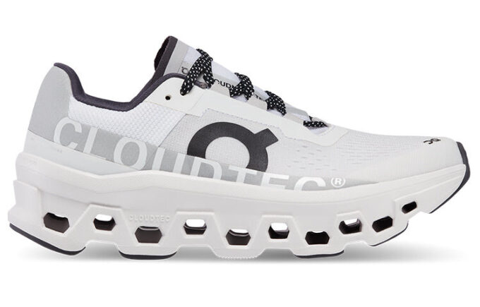 Cloudmonster “White Black Grey”
