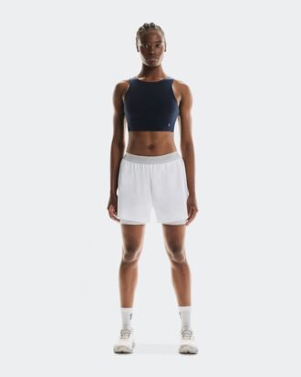 レディース 3″ Performance 2/1 Shorts White | Glacier